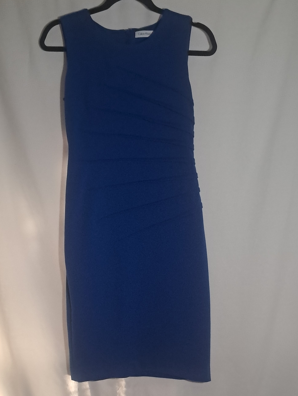 Calvin Klein Royal Blue Sleeveless Sheath Dress